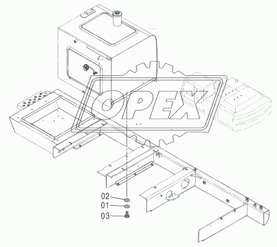 FUEL TANK SUPPORT