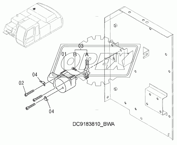 ENGINE CONTROL MOTOR