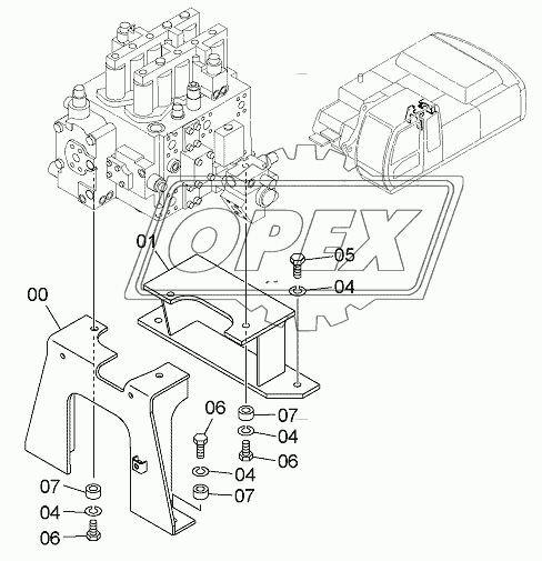 CONTROL VALVE SUPPORT