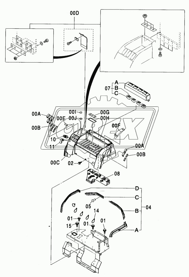 REAR BOX (12V POWER SUPPLY)