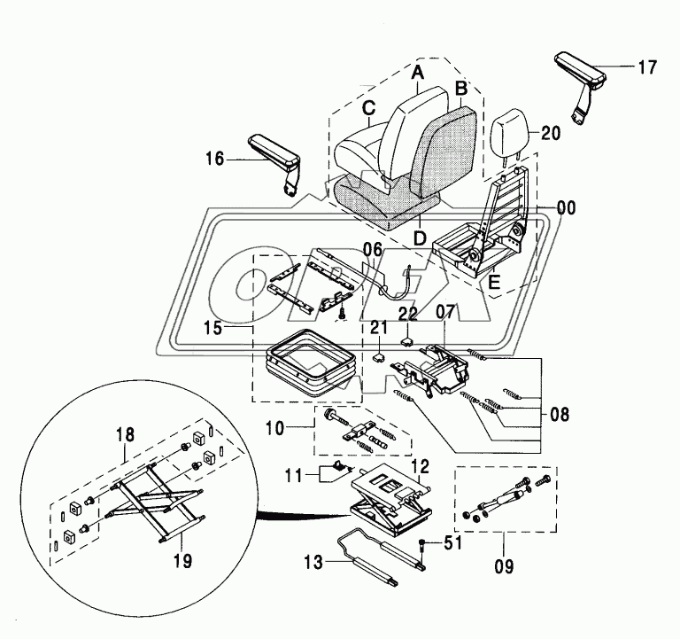 SUSPENSION SEAT