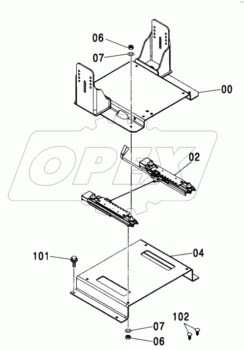 SEAT STAND (SUSPENSION) <330, H, K, MTH>