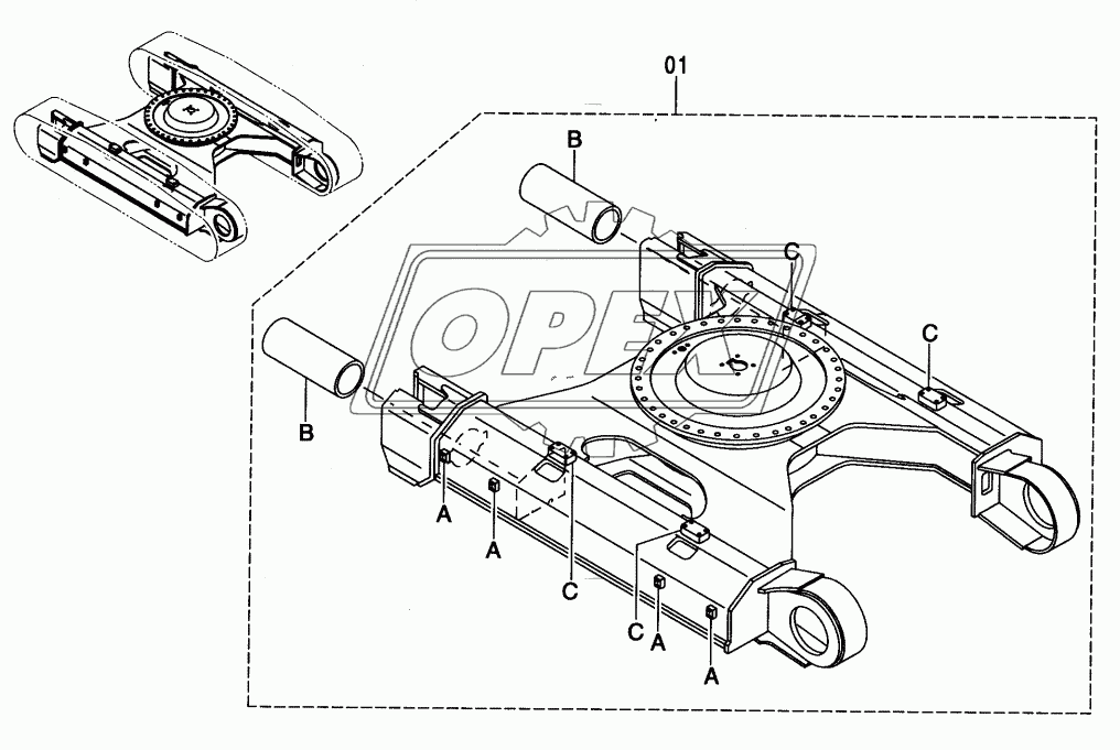 TRACK FRAME (STD. TRACK)