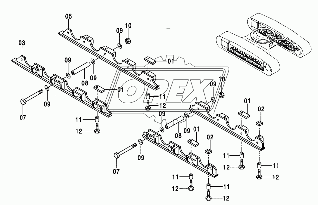 FULL-LENGTH TRACK GUARD (STD. TRACK)