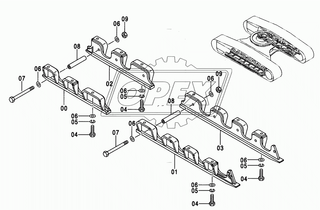 FULL-LENGTH TRACK GUARD (MTH TRACK)