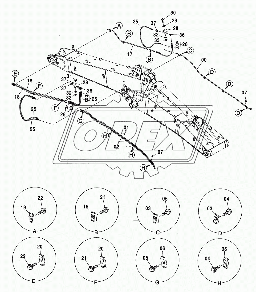 ASSIST PIPING (2P-B00M) <350>