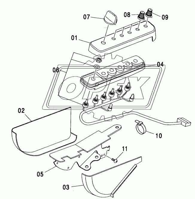 SWITCH BOX (AUTO. ENGINE CONTROL)