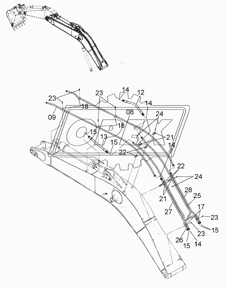 FRONT PIPING <LCH>