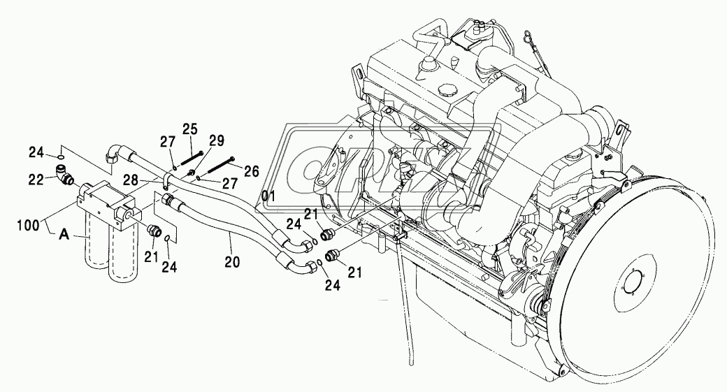 OIL FILTER PIPING