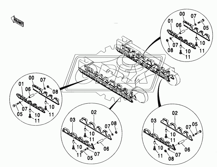 FULL-LENGTH TRACK GUARD (STD. TRACK)