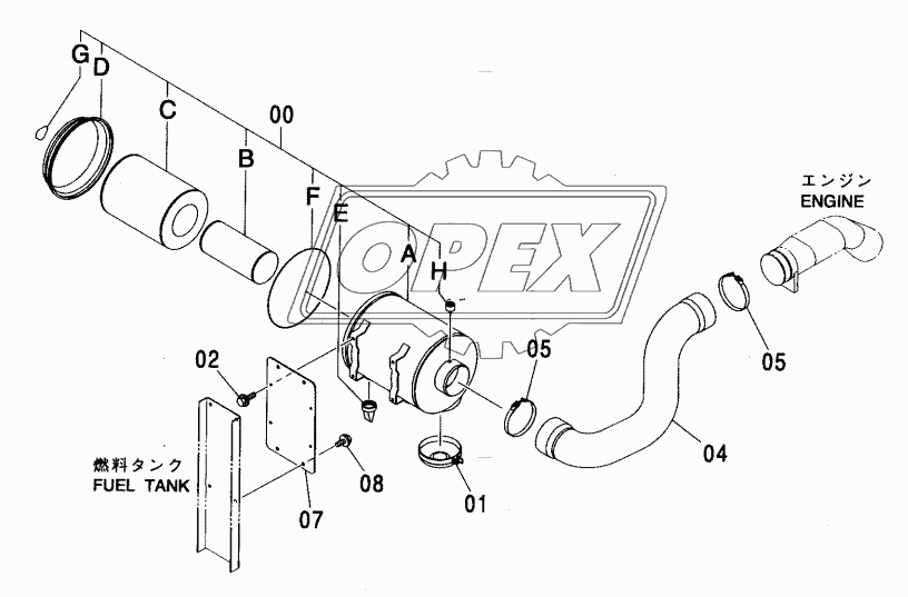 AIR CLEANER <460>