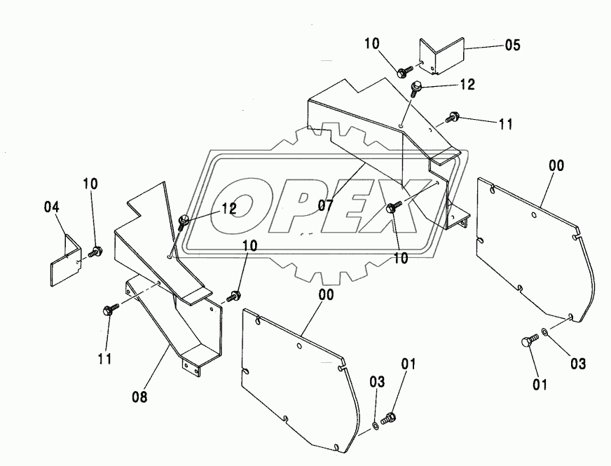 TRAVEL PIPING COVER (STD. TRACK, LC TRACK)