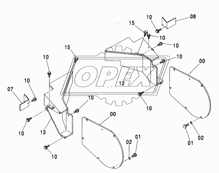 TRAVEL PIPING COVER (MT TRACK)