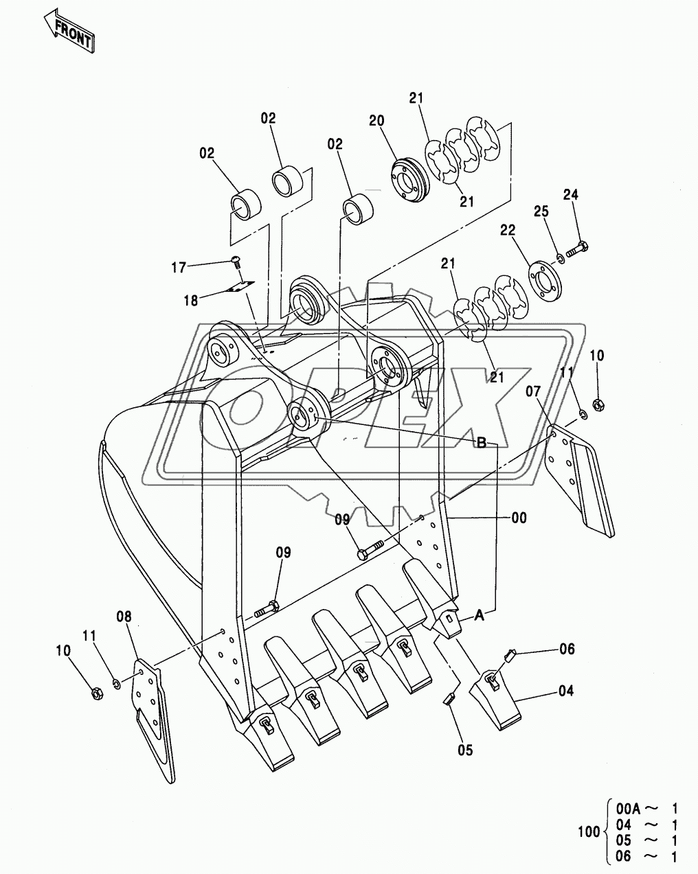 BUCKET 2.1 (JIS 94)