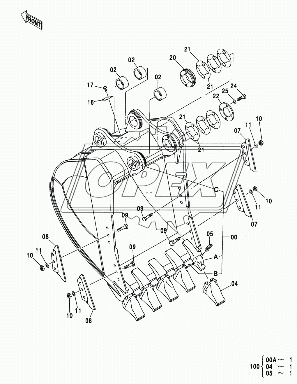 ROCK BUCKET 1. 9 [J IS 94)