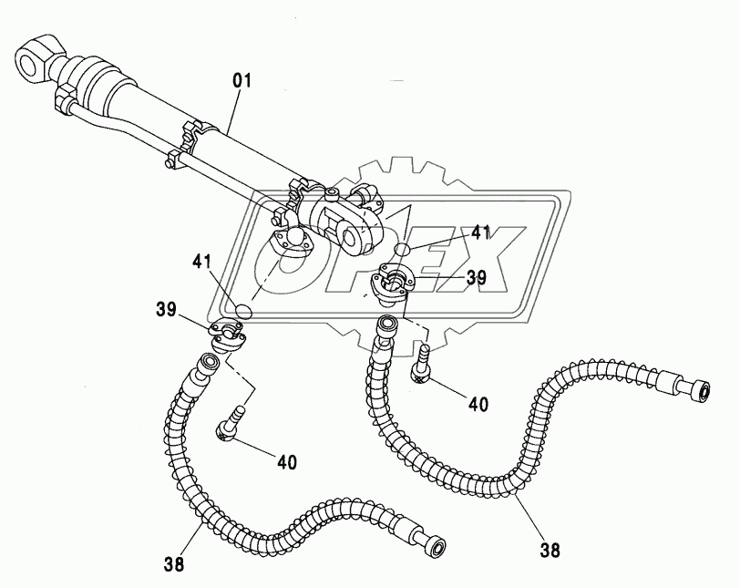 FRONT PIPING (STD. ARM, H ARM)