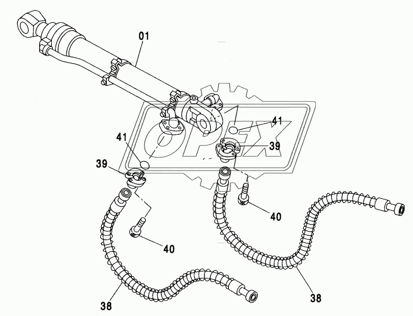 FRONT PIPING (SEMI-LONG ARM)