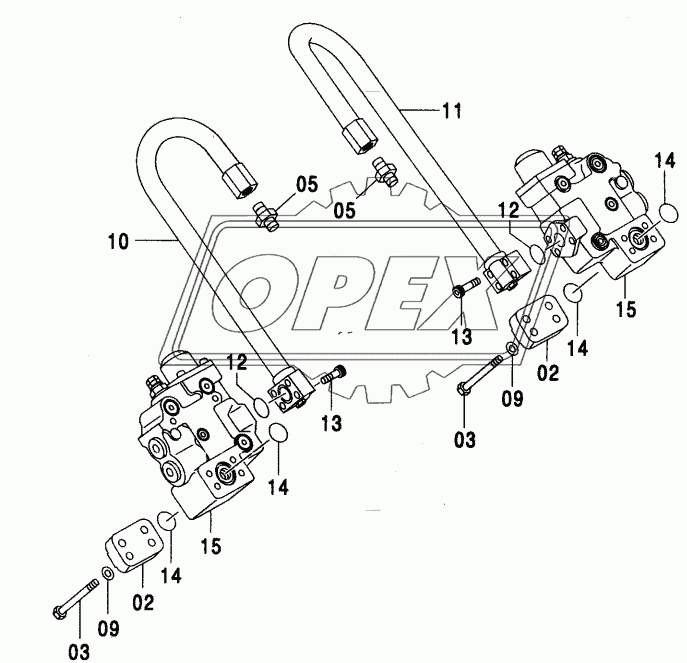 HOSE RUPTURE VALVE PIPING (BOOM): 2