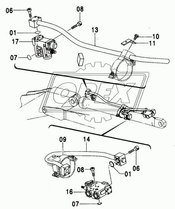 HOSE RUPTURE VALVE PIPING (ARM): 1