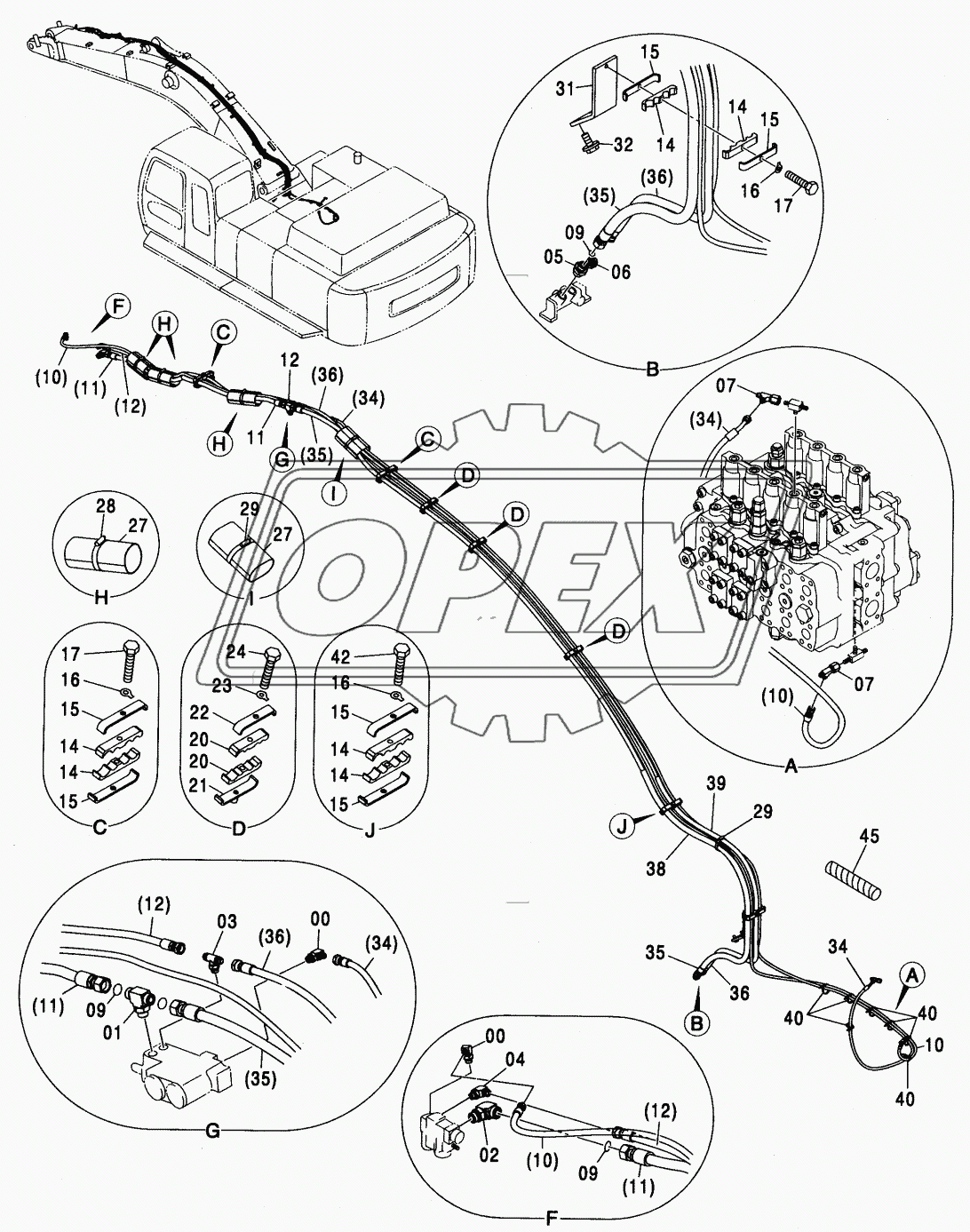 HOSE RUPTURE VALVE PIPING (ARM): 2