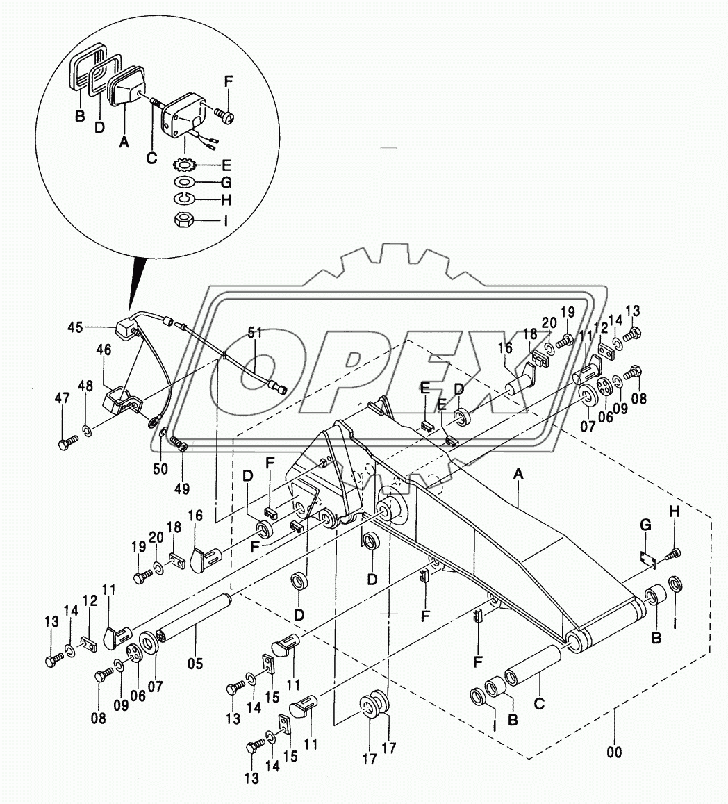 LOADER FRONT (1) <450, H, MT, MTH>