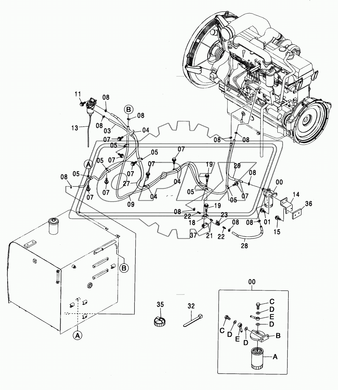 FUEL DOUBLE FILTER