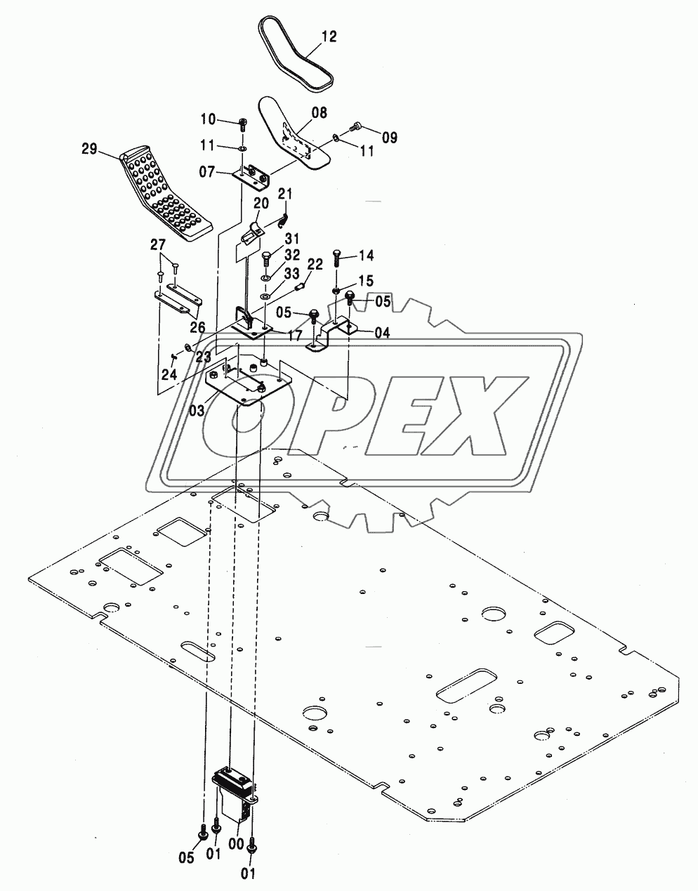 CONTROL PEDAL (BREAKER) 2