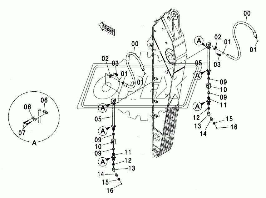 ARM PIPING (STD. ARM, H ARM) (BREAKER & CRUSHER)