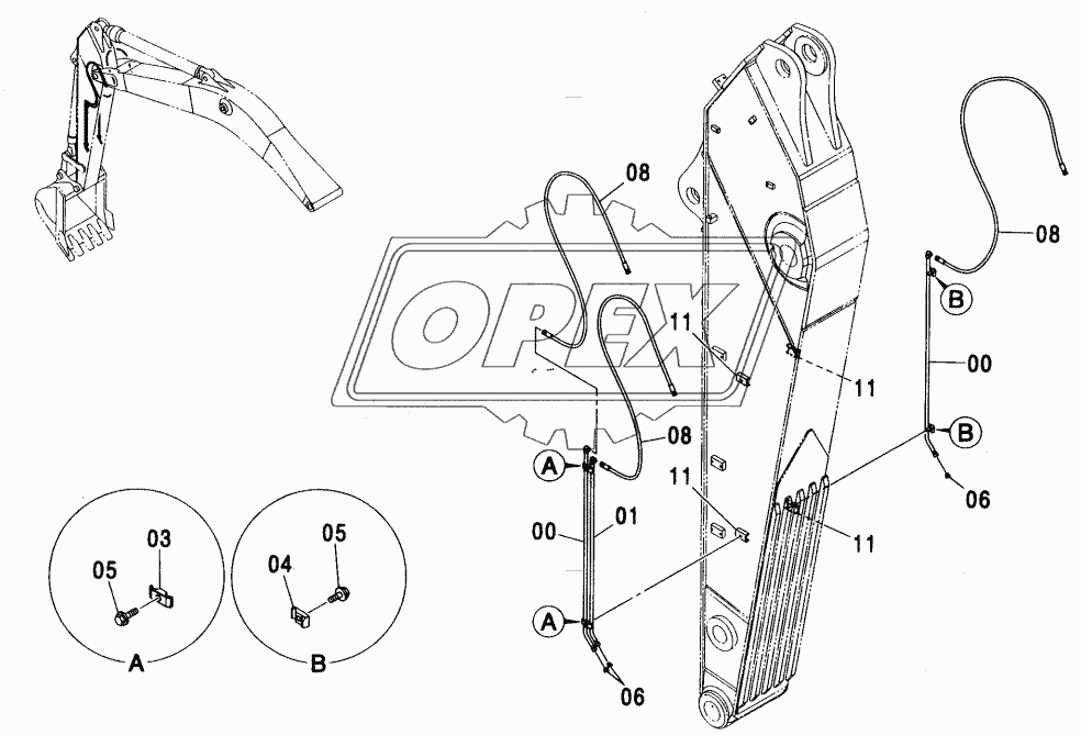 ASSIST PIPING (STD. ARM, H ARM)