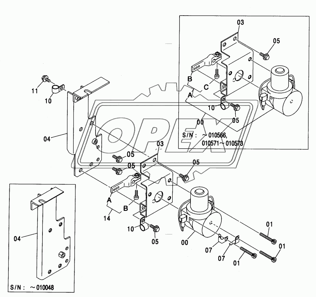 ENGINE CONTROL MOTOR