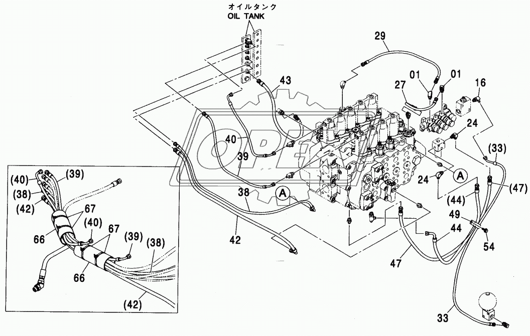 PILOT PIPING (4-1) <450, H, MT, MTH>