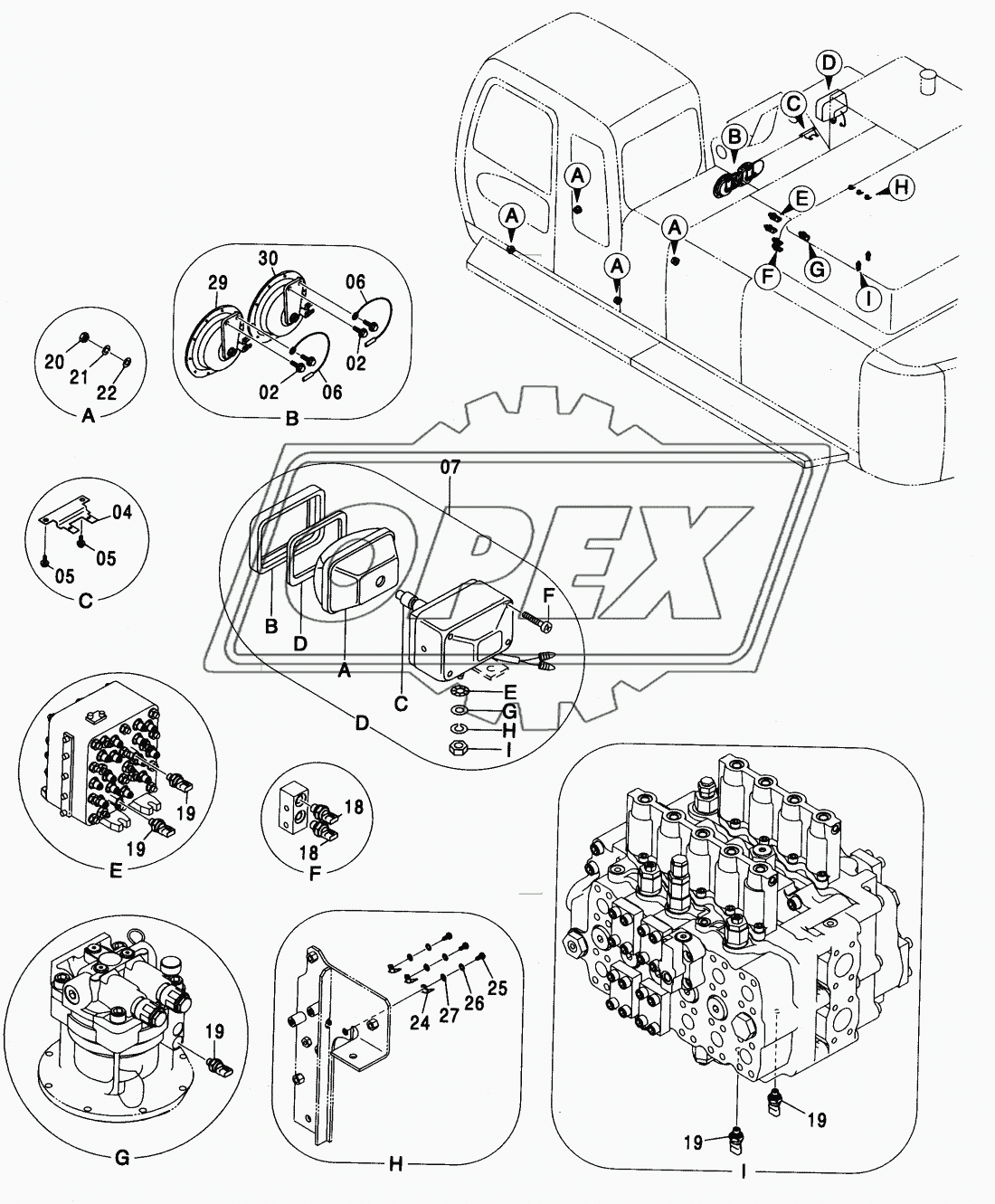 ELECTRIC PARTS (5) <450, H, MT, MTH>