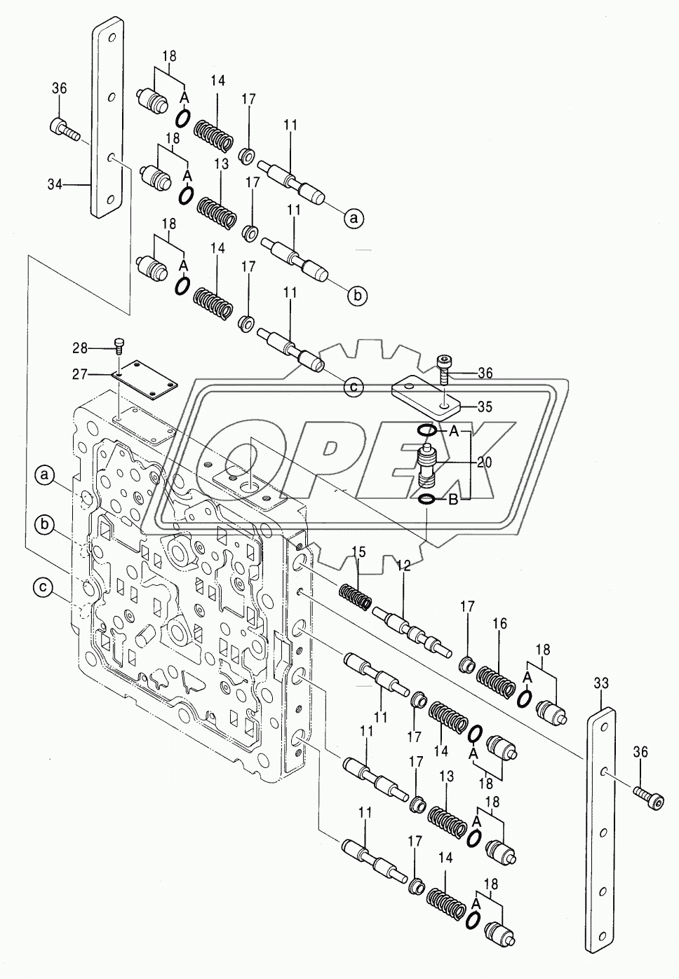 VALVE,SHUTTLE (5/5) 1