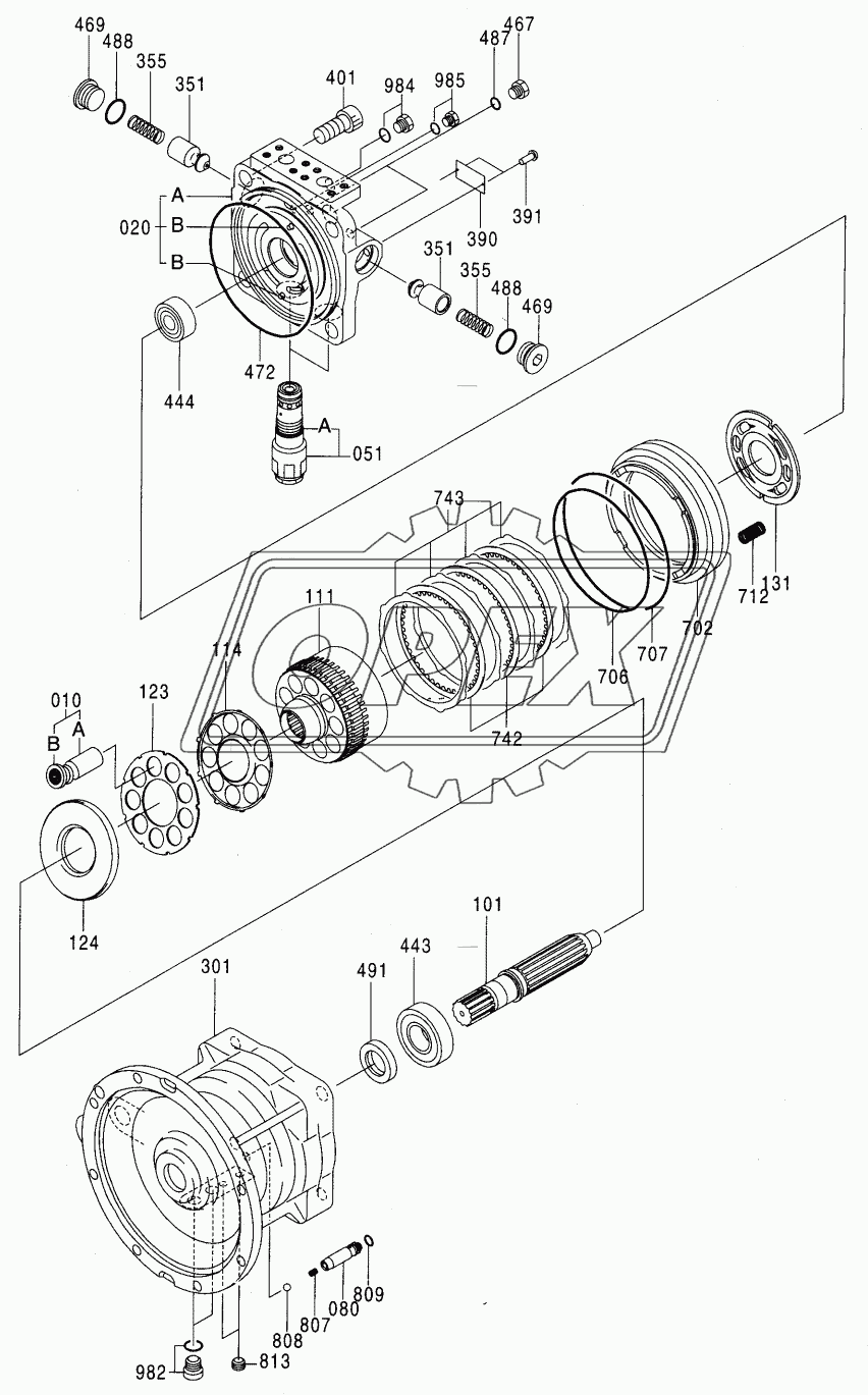 MOTOR,OIL (SWING)