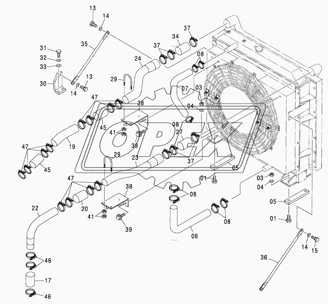 RADIATOR SUPPORT