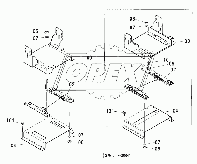 SEAT STAND <DOMESTIC>