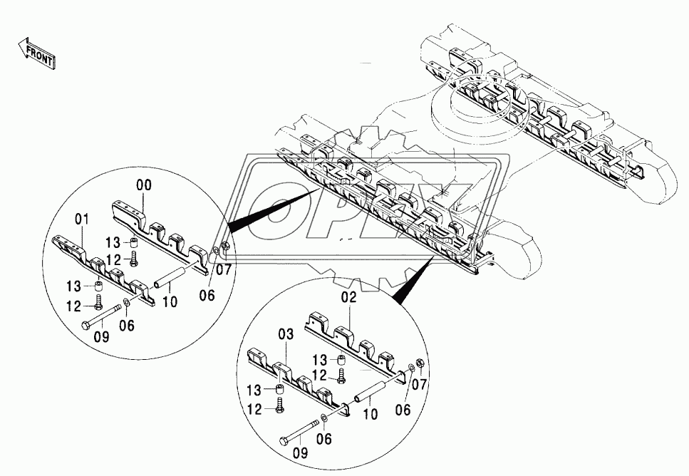 FULL-LENGTH TRACK GUARD (STD. TRACK)