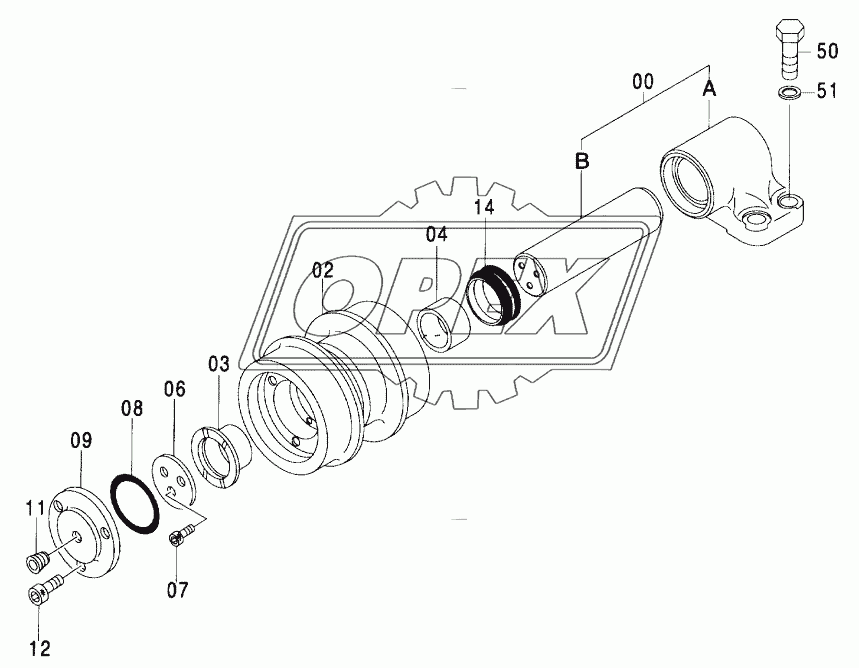 UPPER ROLLER (STD. TRACK)