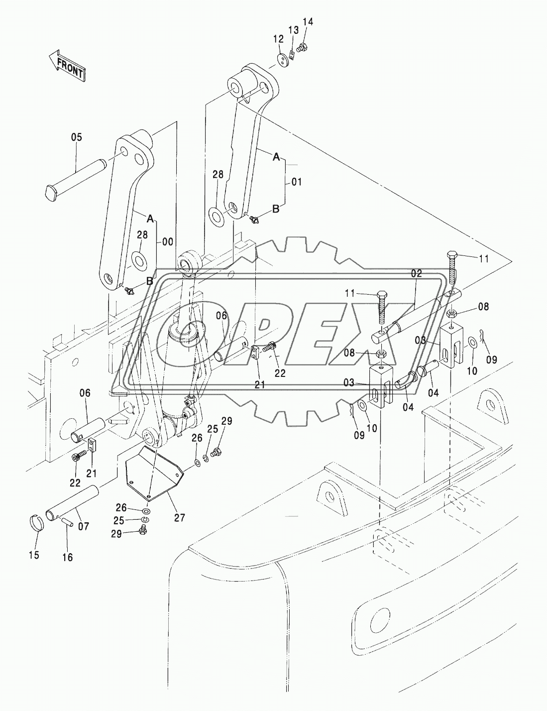 COUNTERWEIGHT LIFTING DEVICE