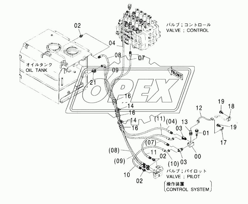 PILOT PIPING (REMOVAL DEVICE)