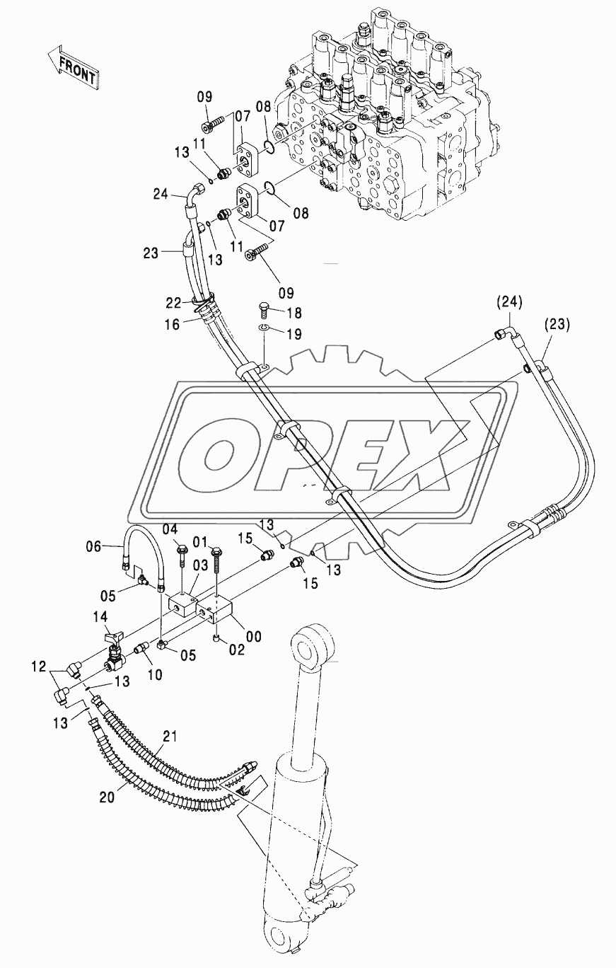 HIGH-PRESSURE PIPING (REMOVAL DEVICE)