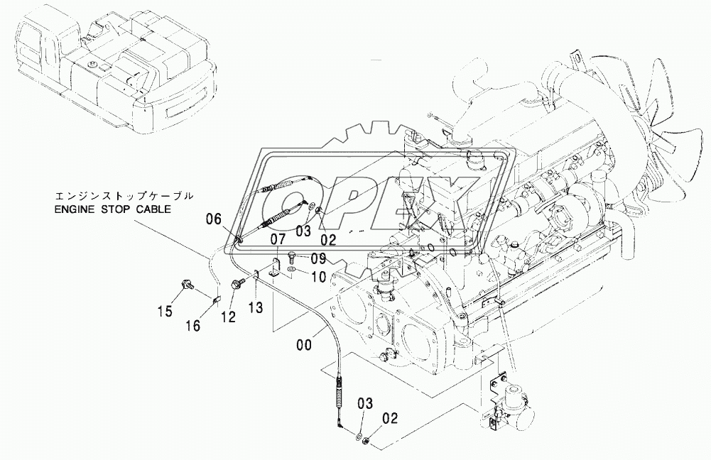 ENGINE CONTROL CABLE