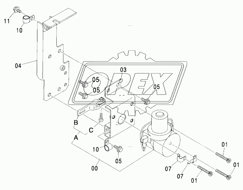 ENGINE CONTROL MOTOR