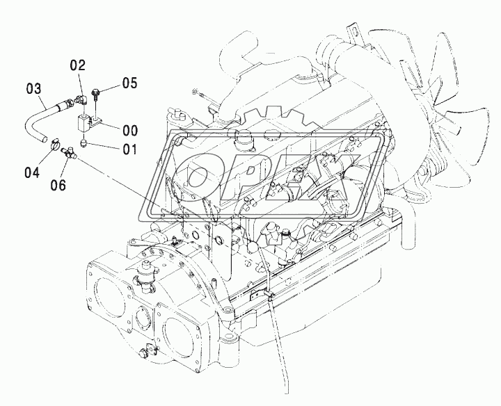 ENGINE OIL DRAIN PIPING