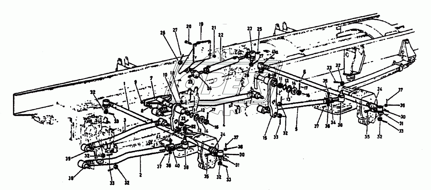 Рулевая тяга 8x4