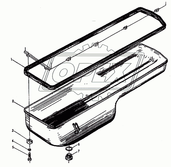 Картер масляный WD615