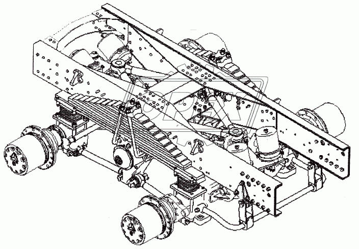 Краткое описание балансирной подвески NS-07