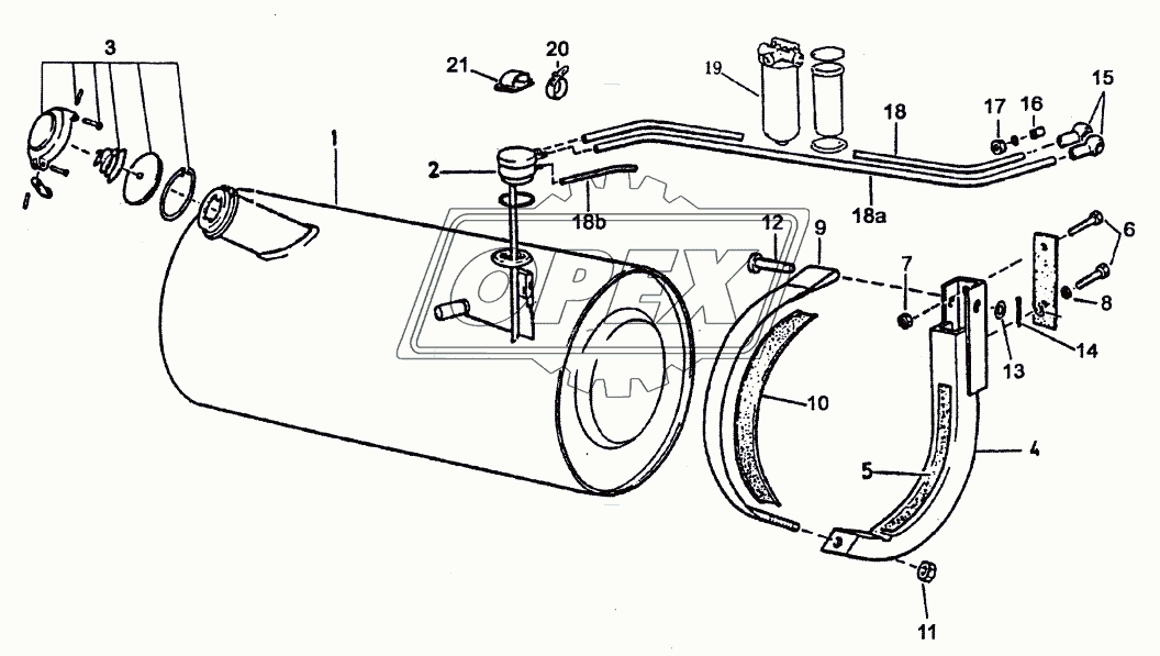 Топливный бак из алюминиевого сплава 200L