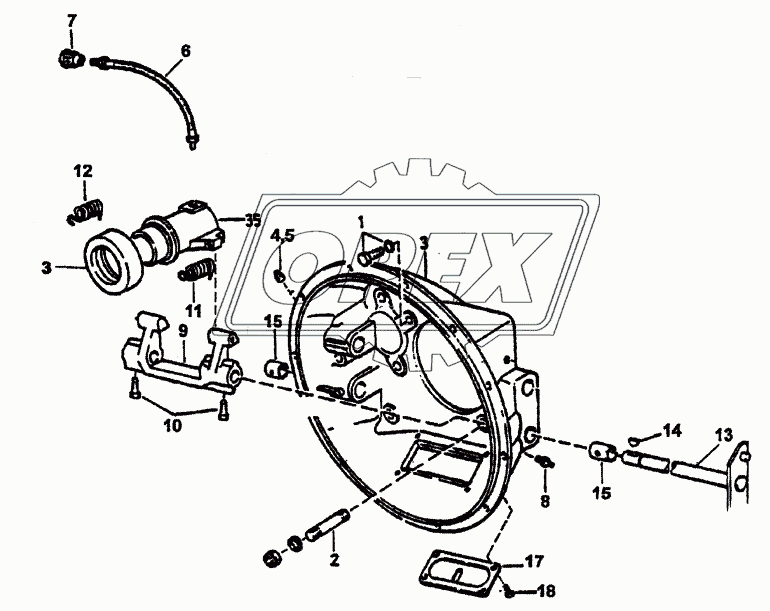 Картер сцепления ZF