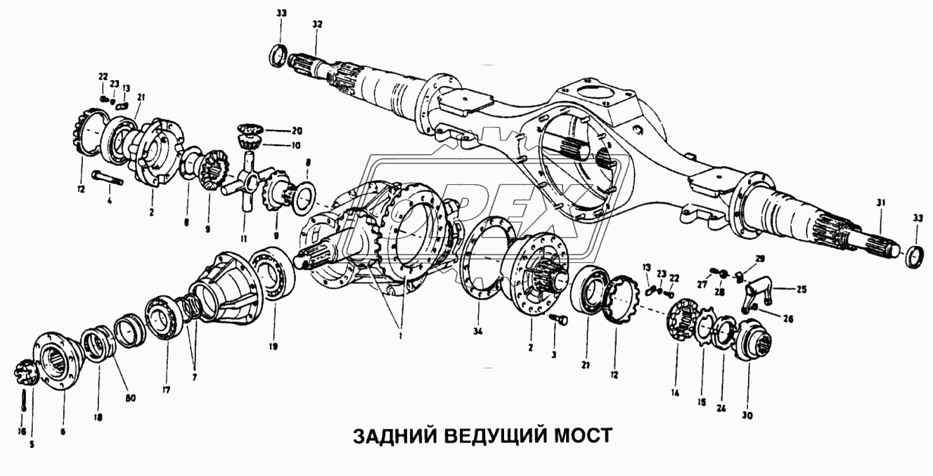 Задний ведущий мост 2